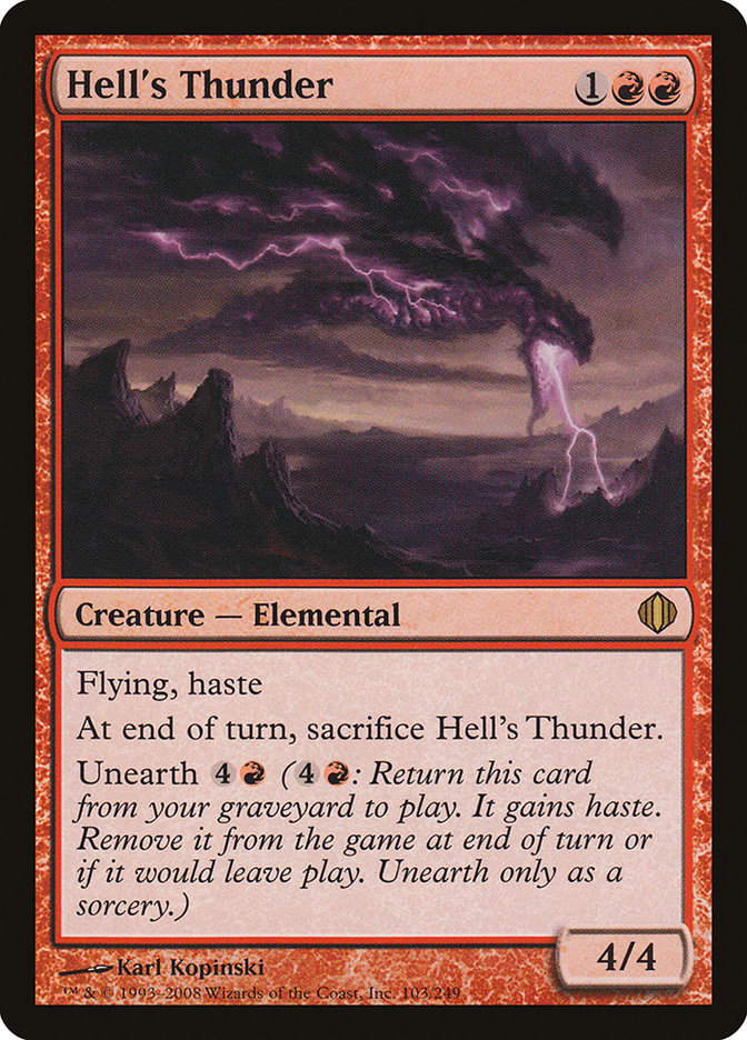 Hell's Thunder [Shards of Alara] | Grognard Games