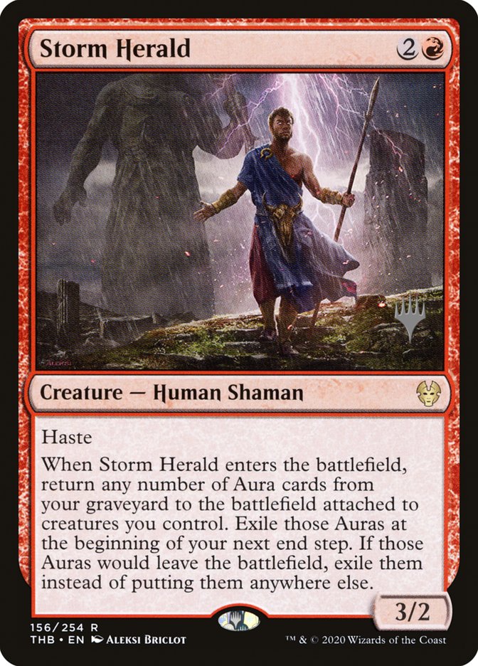 Storm Herald (Promo Pack) [Theros Beyond Death Promos] | Grognard Games