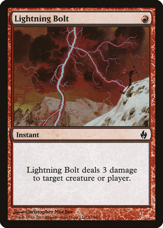 Lightning Bolt [Premium Deck Series: Fire and Lightning] | Grognard Games