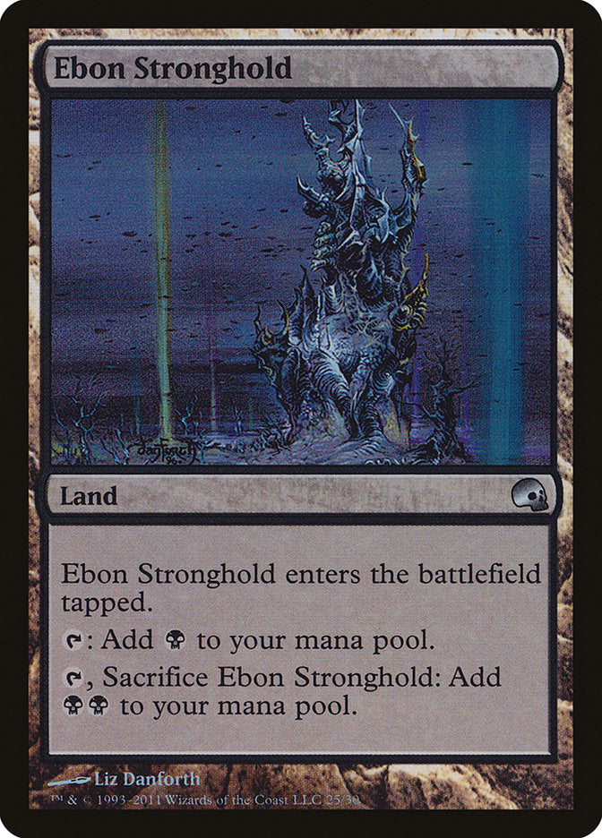 Ebon Stronghold [Premium Deck Series: Graveborn] | Grognard Games
