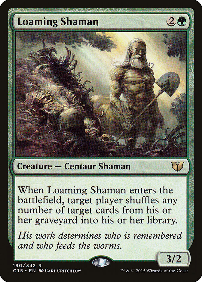 Loaming Shaman [Commander 2015] | Grognard Games