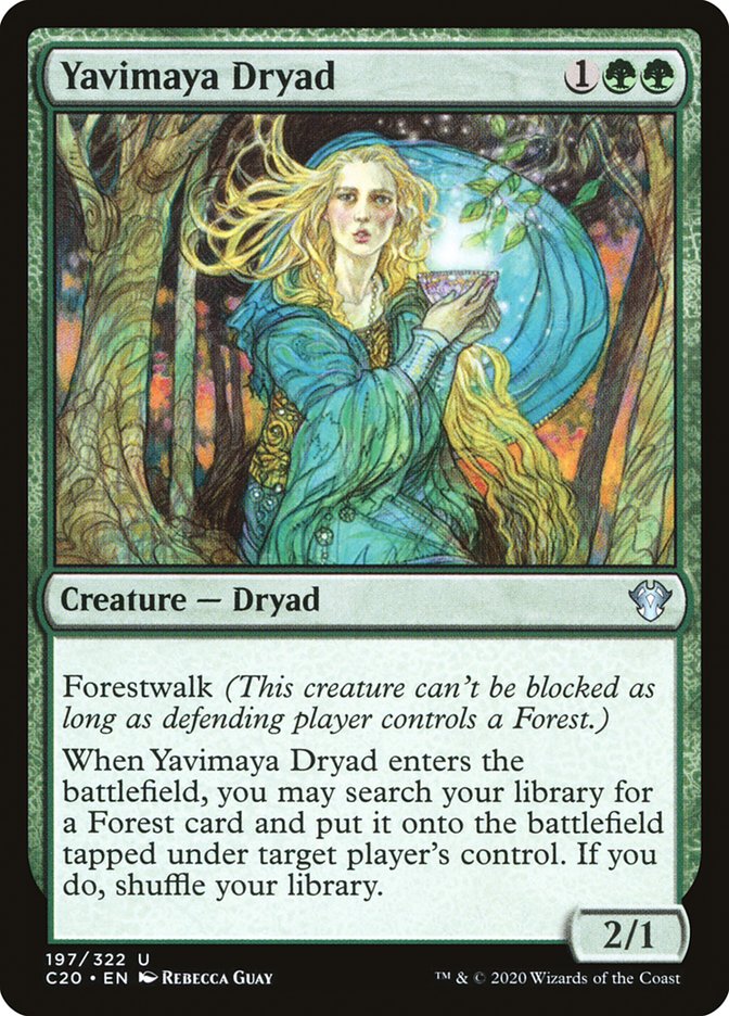 Yavimaya Dryad [Commander 2020] | Grognard Games