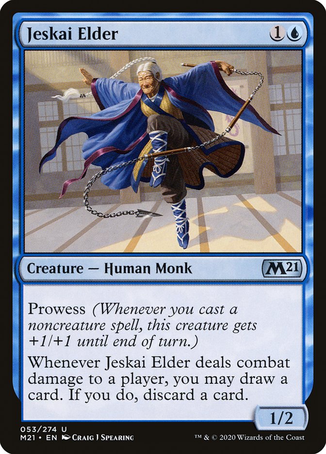 Jeskai Elder [Core Set 2021] | Grognard Games