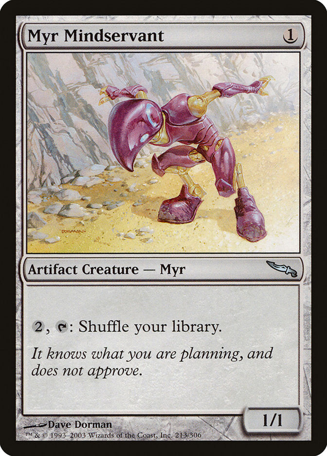 Myr Mindservant [Mirrodin] | Grognard Games