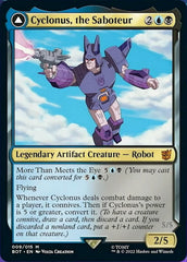 Cyclonus, the Saboteur // Cyclonus, Cybertronian Fighter [Universes Beyond: Transformers] | Grognard Games