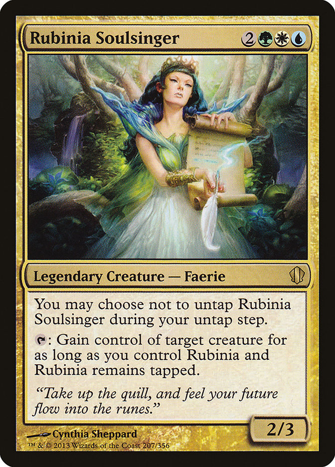 Rubinia Soulsinger [Commander 2013] | Grognard Games