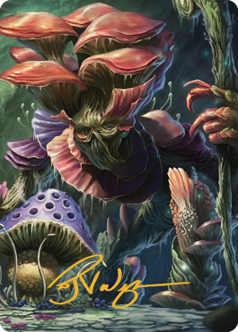 Myconid Spore Tender Art Card (Gold-Stamped Signature) [Commander Legends: Battle for Baldur's Gate Art Series] | Grognard Games