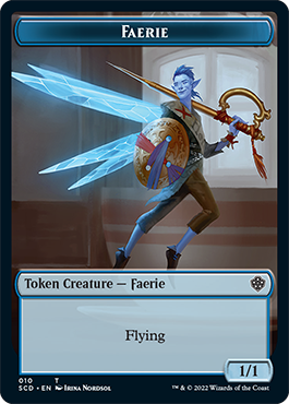 Bird // Faerie Double-Sided Token [Starter Commander Decks] | Grognard Games