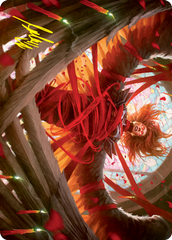 Sigarda's Imprisonment Art Card (Gold-Stamped Signature) [Innistrad: Crimson Vow Art Series] | Grognard Games