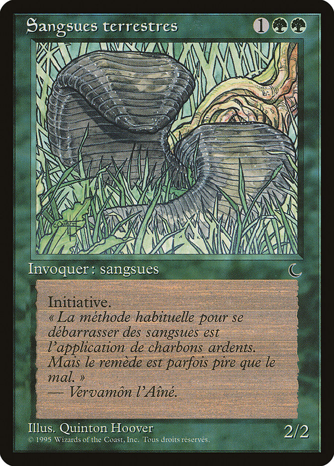Land Leeches (French) - "Sangsues terrestres" [Renaissance] | Grognard Games