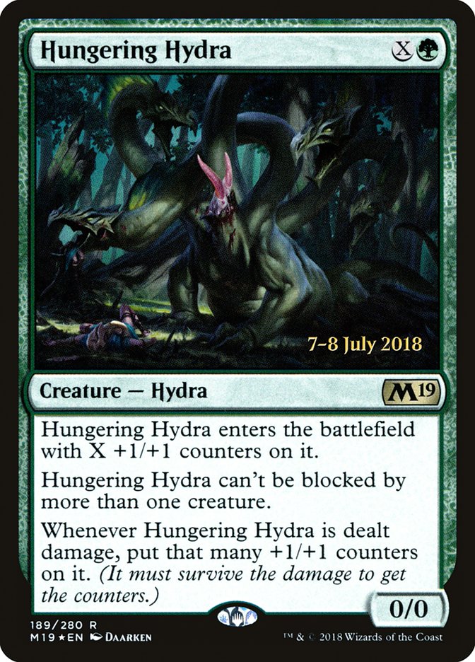 Hungering Hydra  [Core Set 2019 Prerelease Promos] | Grognard Games