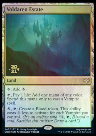 Voldaren Estate [Innistrad: Crimson Vow Prerelease Promos] | Grognard Games