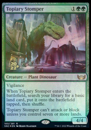Topiary Stomper [Streets of New Capenna Prerelease Promos] | Grognard Games