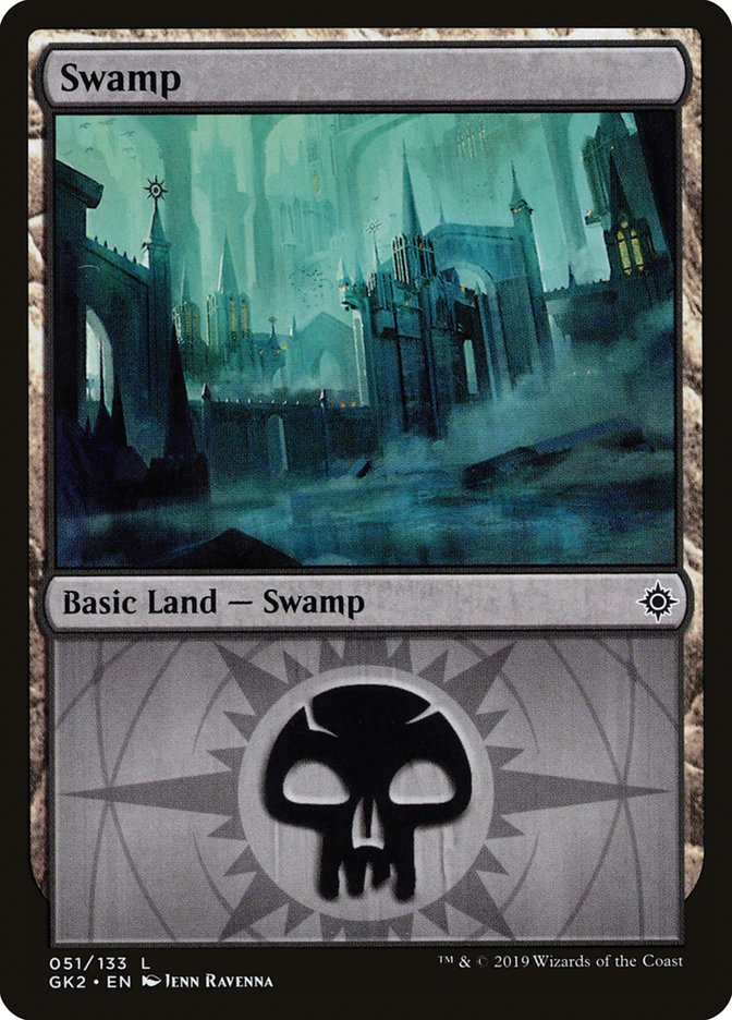 Swamp (51) [Ravnica Allegiance Guild Kit] | Grognard Games