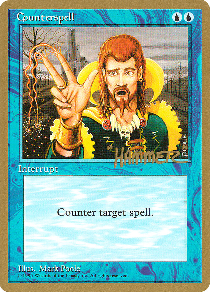 Counterspell (Shawn "Hammer" Regnier) [Pro Tour Collector Set] | Grognard Games