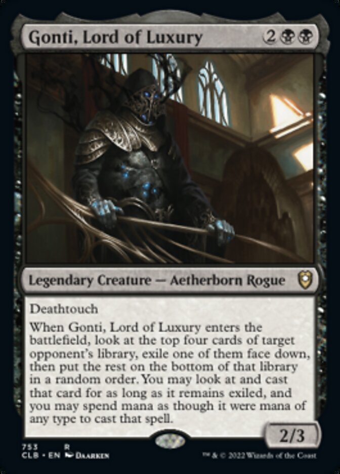 Gonti, Lord of Luxury [Commander Legends: Battle for Baldur's Gate] | Grognard Games