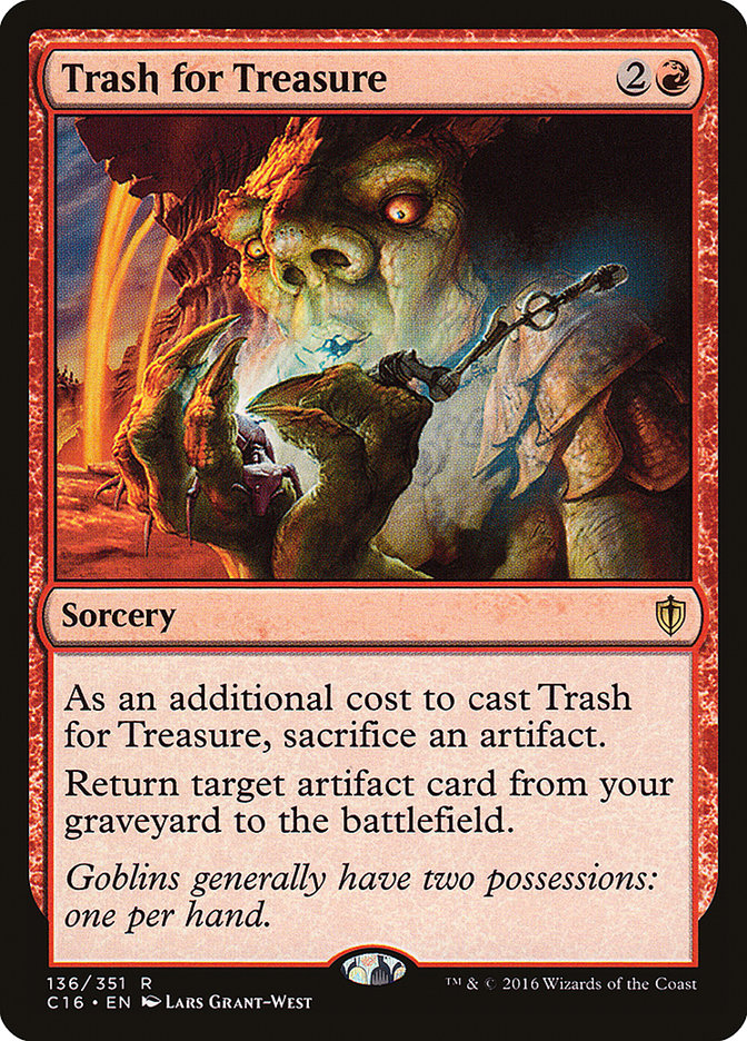 Trash for Treasure [Commander 2016] | Grognard Games