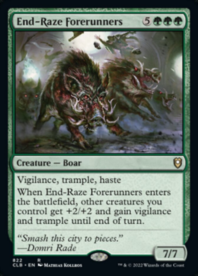 End-Raze Forerunners [Commander Legends: Battle for Baldur's Gate] | Grognard Games