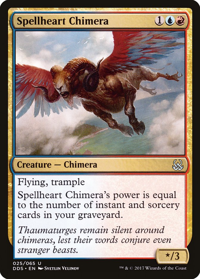 Spellheart Chimera [Duel Decks: Mind vs. Might] | Grognard Games