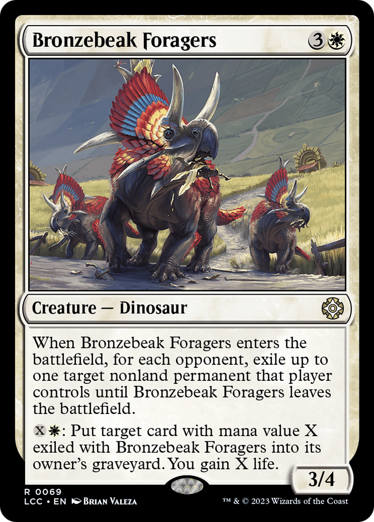 Bronzebeak Foragers [The Lost Caverns of Ixalan Commander] | Grognard Games