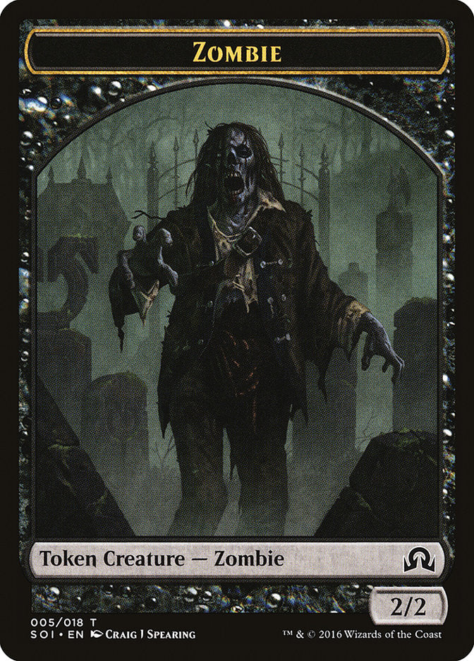 Zombie [Shadows over Innistrad Tokens] | Grognard Games