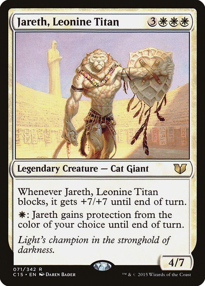 Jareth, Leonine Titan [Commander 2015] | Grognard Games