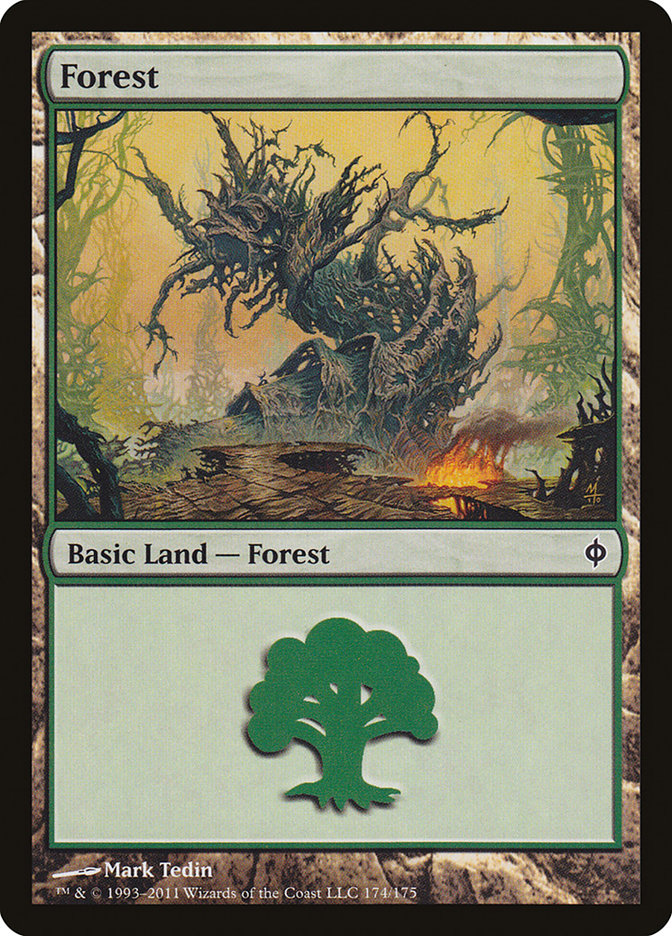 Forest (174) [New Phyrexia] | Grognard Games