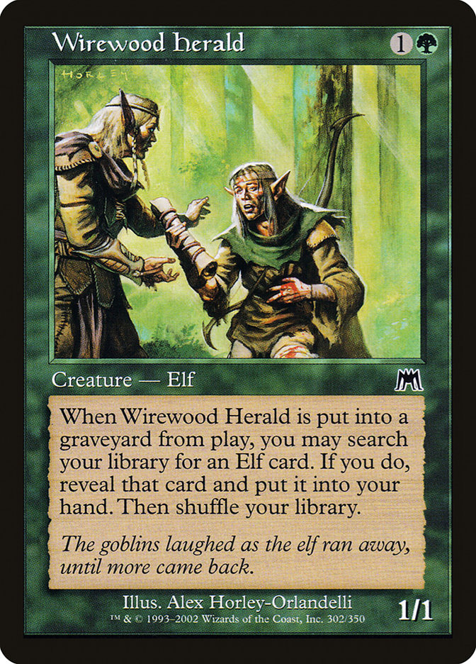 Wirewood Herald [Onslaught] | Grognard Games