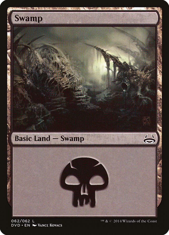 Swamp (62) (Divine vs. Demonic) [Duel Decks Anthology] | Grognard Games