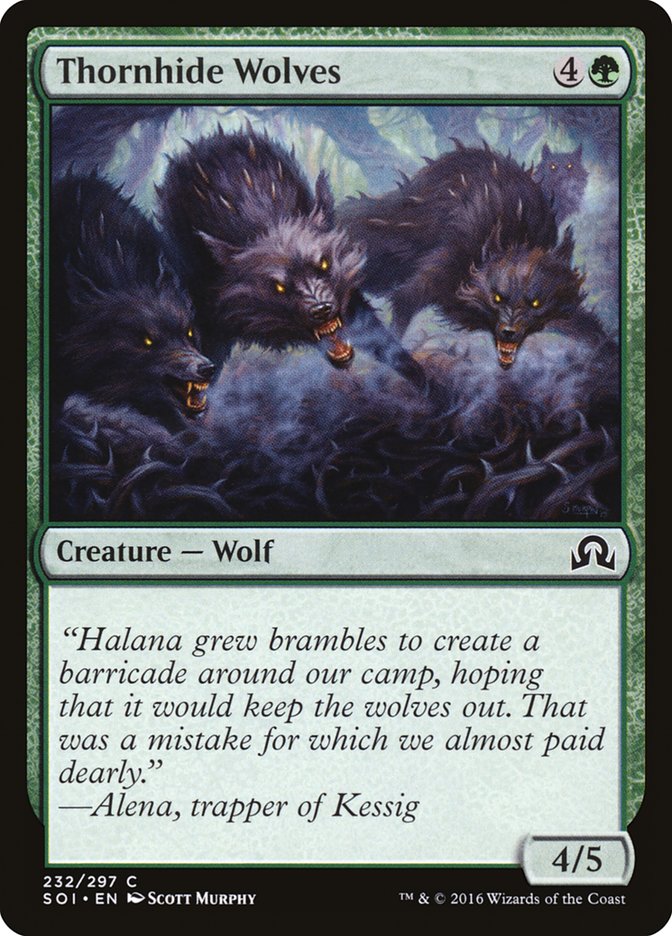 Thornhide Wolves [Shadows over Innistrad] | Grognard Games