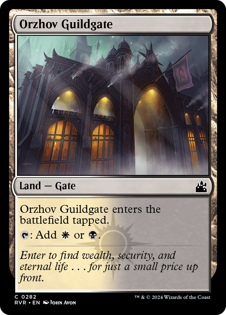 Orzhov Guildgate [Ravnica Remastered] | Grognard Games