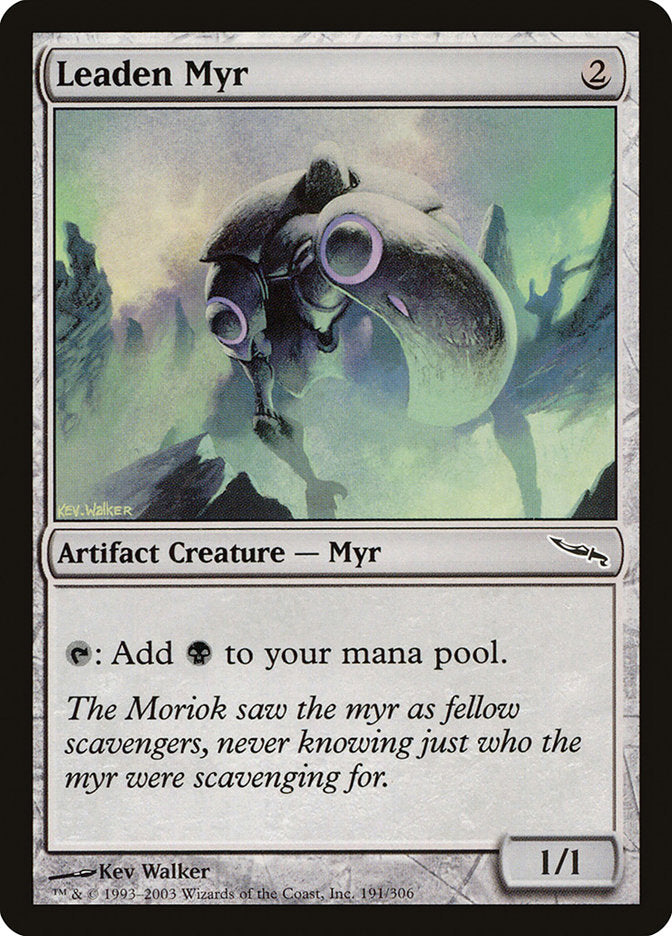 Leaden Myr [Mirrodin] | Grognard Games