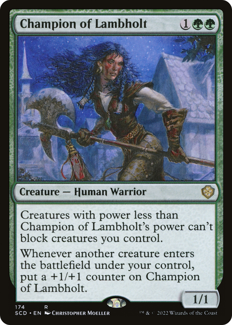 Champion of Lambholt [Starter Commander Decks] | Grognard Games