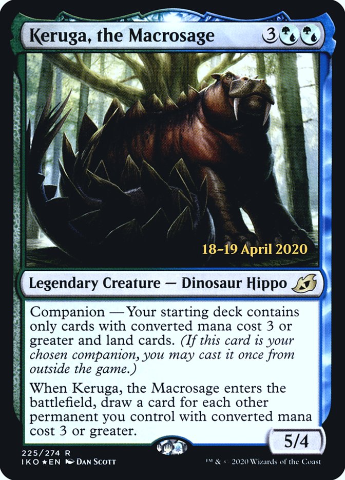 Keruga, the Macrosage  [Ikoria: Lair of Behemoths Prerelease Promos] | Grognard Games