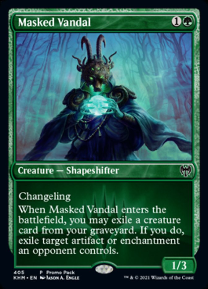 Masked Vandal [Kaldheim Promos] | Grognard Games