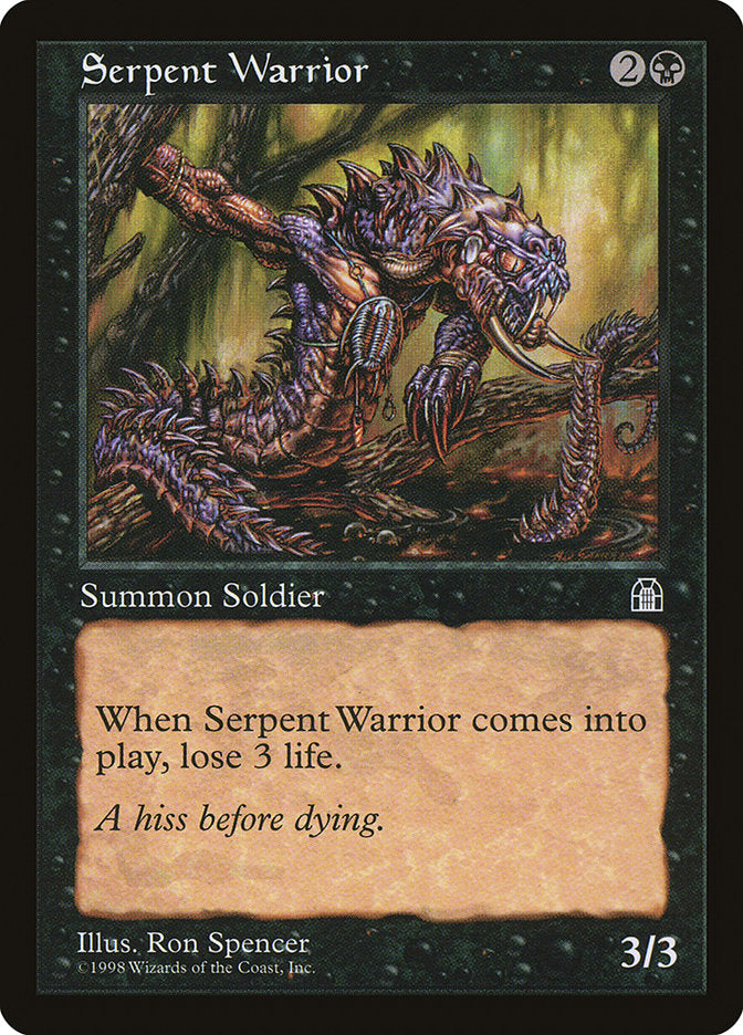 Serpent Warrior [Stronghold] | Grognard Games