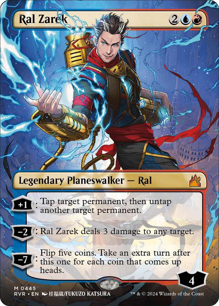 Ral Zarek (Anime Borderless) [Ravnica Remastered] | Grognard Games