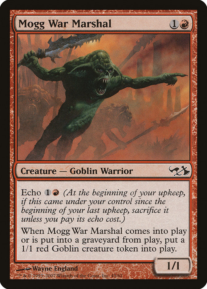 Mogg War Marshal [Duel Decks: Elves vs. Goblins] | Grognard Games