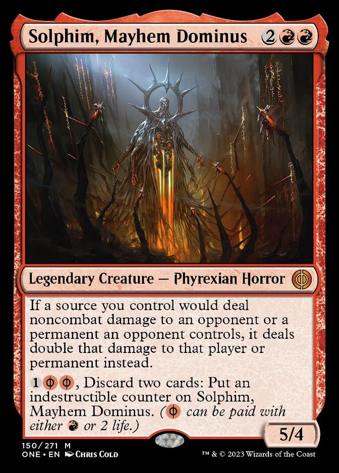 Solphim, Mayhem Dominus [Phyrexia: All Will Be One] | Grognard Games