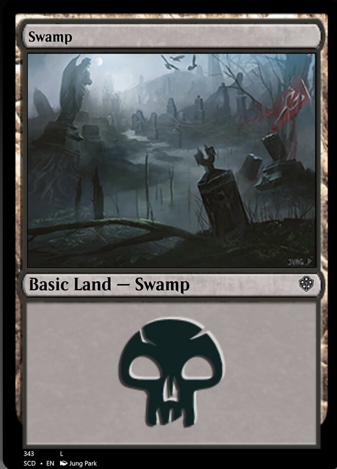 Swamp (343) [Starter Commander Decks] | Grognard Games