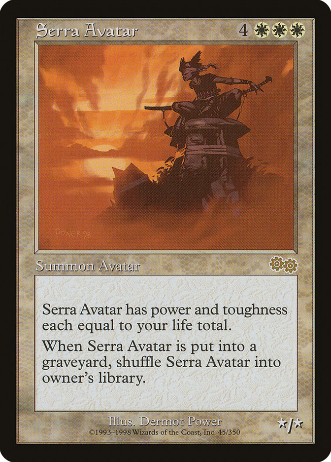 Serra Avatar [Urza's Saga] | Grognard Games