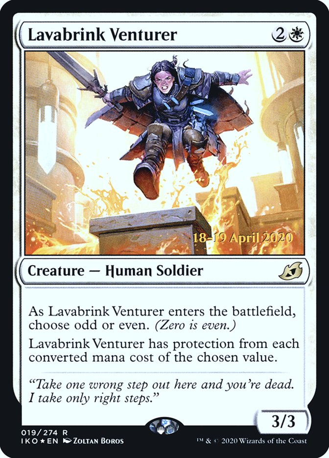 Lavabrink Venturer  [Ikoria: Lair of Behemoths Prerelease Promos] | Grognard Games