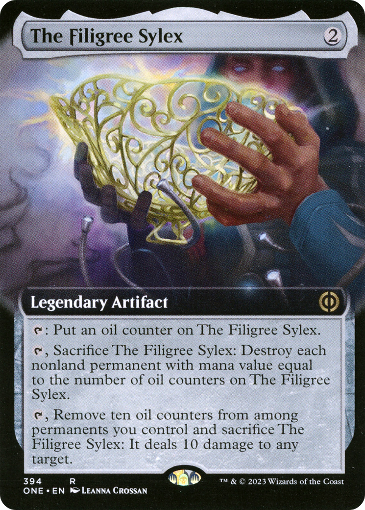 The Filigree Sylex (Extended Art) [Phyrexia: All Will Be One] | Grognard Games