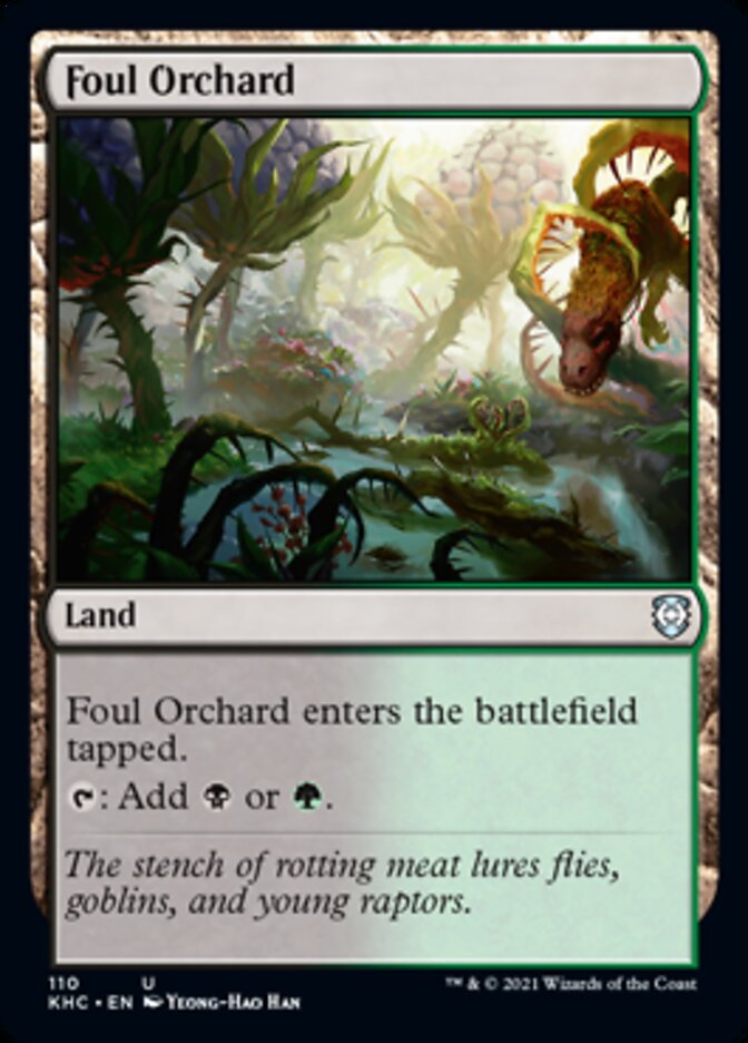 Foul Orchard [Kaldheim Commander] | Grognard Games