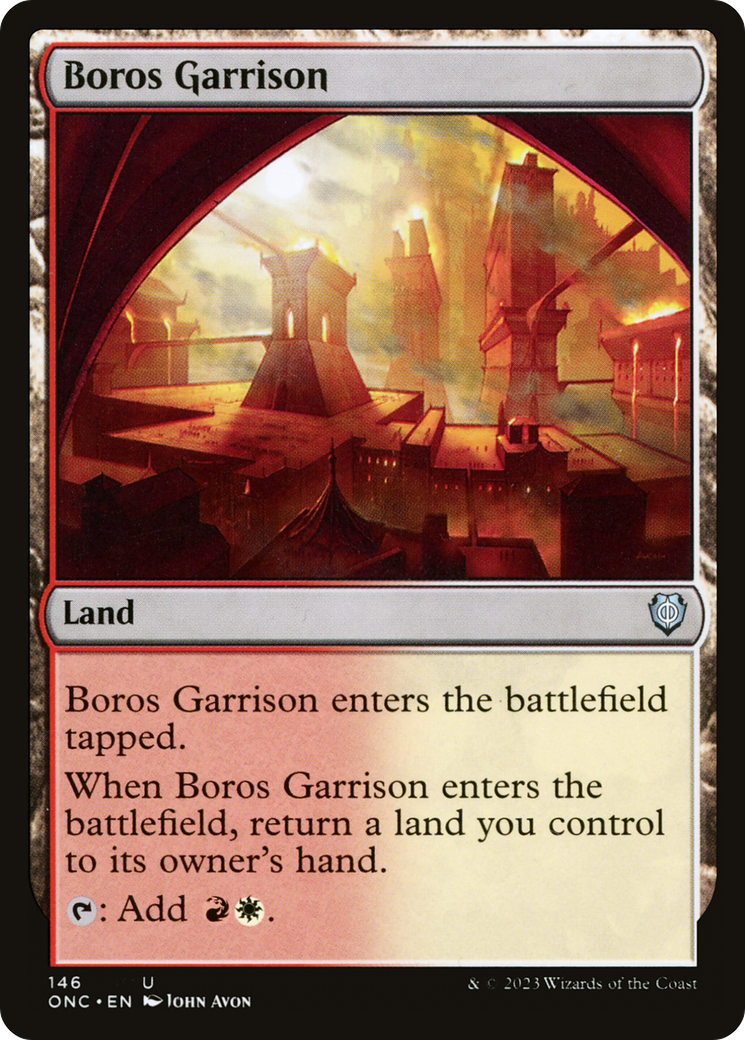 Boros Garrison [Phyrexia: All Will Be One Commander] | Grognard Games