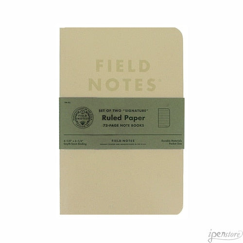 Field Notes Sketch Book 2-pack Ruled Paper | Grognard Games