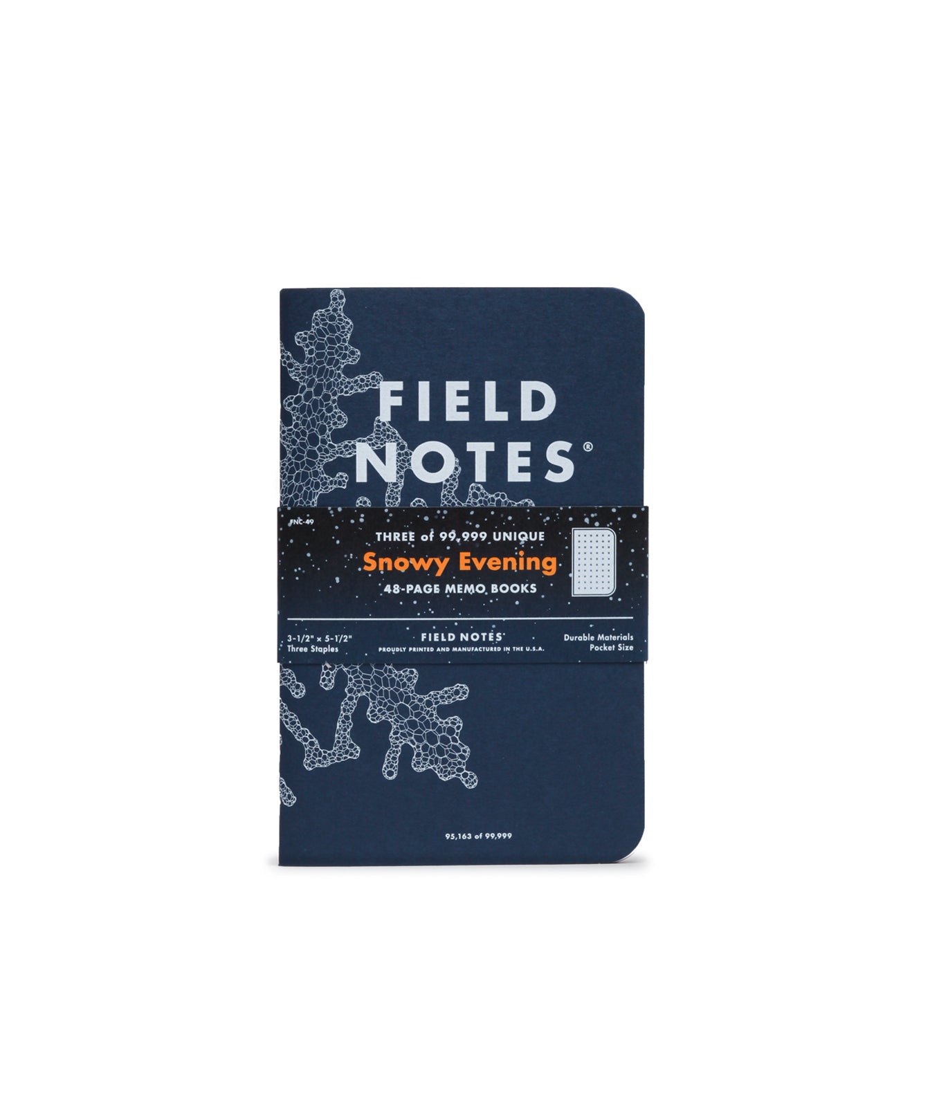 Field Notes National Park Book 3-pack Memo Book Snowy Evening | Grognard Games