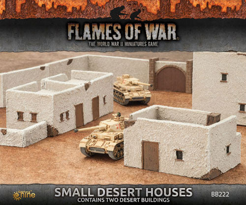 BB222 Flames of War: Small Desert Houses | Grognard Games