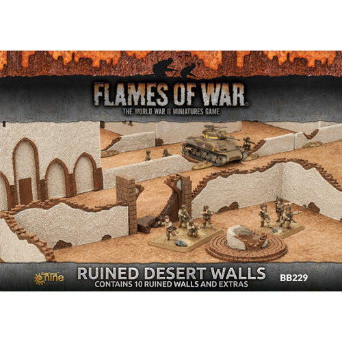BB229 Ruined Desert Walls | Grognard Games