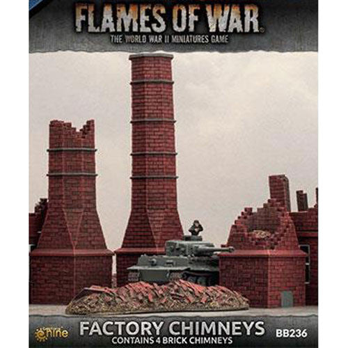 BB236 Flames of War: Factory Chimneys | Grognard Games